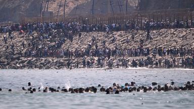 Flüchtlingskrise in der spanischen Exklave Ceuta