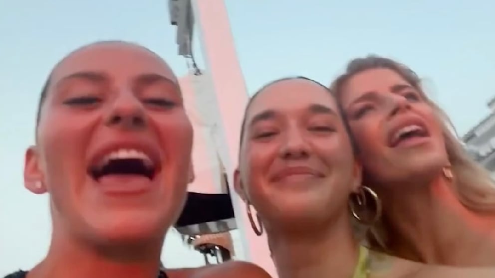 Partyspaß auf Ibiza: Tennis-Star Kostyuk feiert mit Caro Daur und Eva Lys