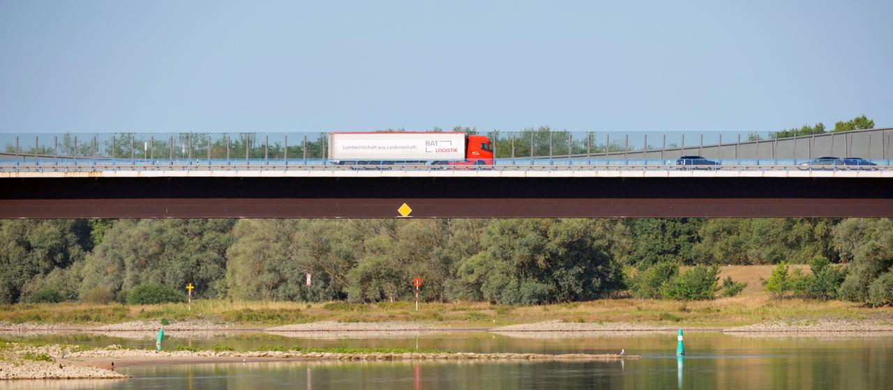 Lockerungen des Sonntagsfahrverbots aufgrund von Niedrigwasser