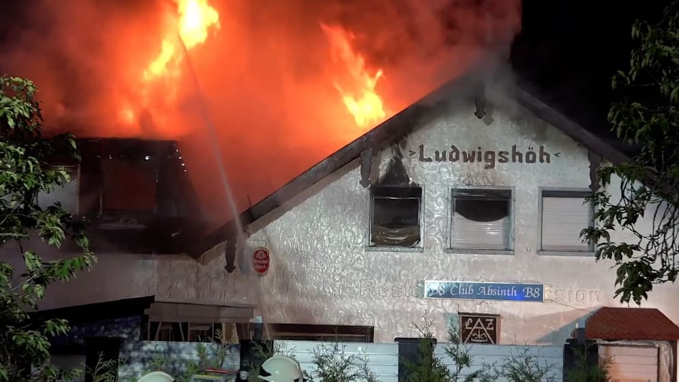 Gebäudebrand in Swingerclub in Rheinland-Pfalz