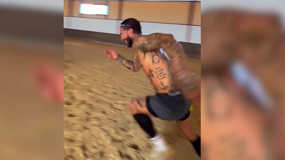 Fußballstar Sergio Ramos begeistert mit aufregendem Training