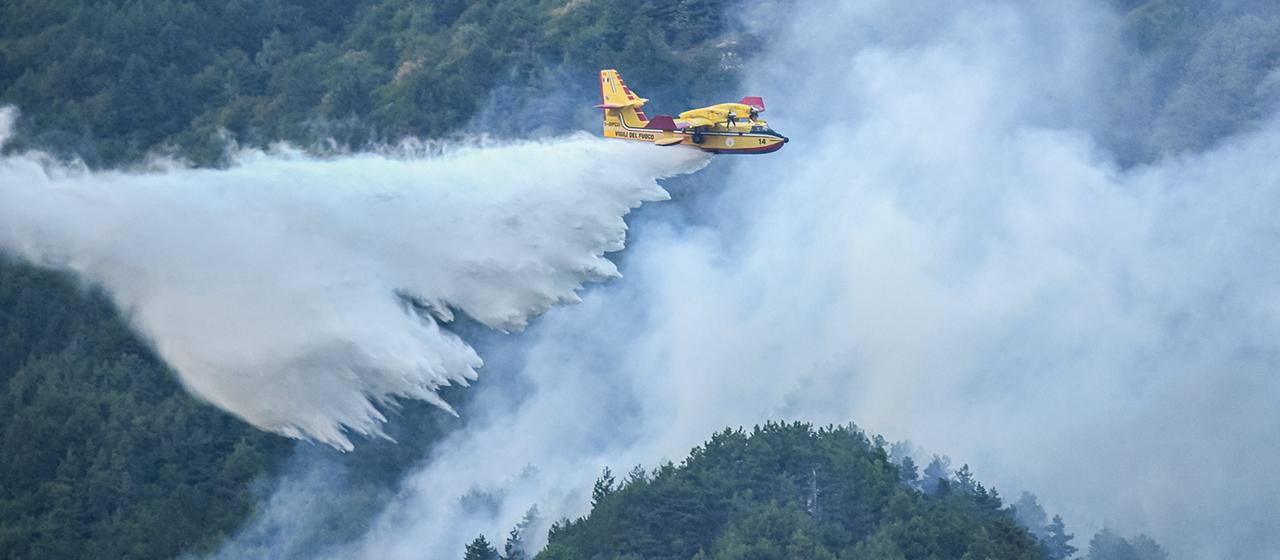 Feuerwehr bringt Waldbrand am Gardasee unter Kontrolle