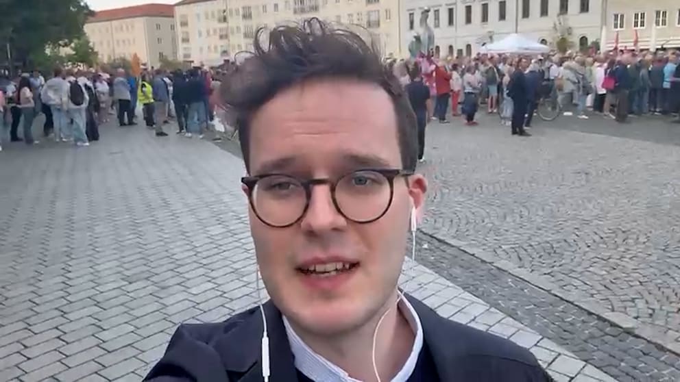AfD und BSW halten zeitgleich Wahlveranstaltungen in Dessau ab