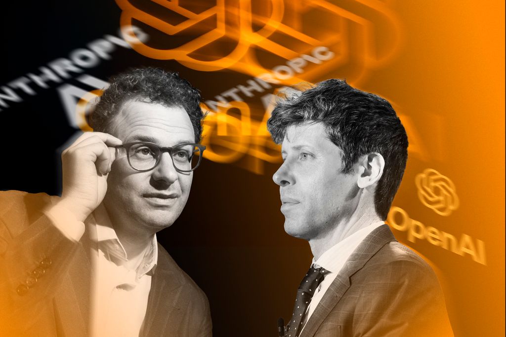 Dario Amodei und Sam Altman: Rivalen im Wettlauf um künstliche Superintelligenz