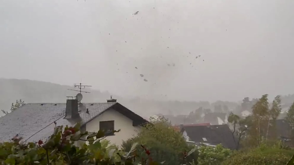 Schwere Unwetter verursachen Schäden und Verletzungen in Deutschland