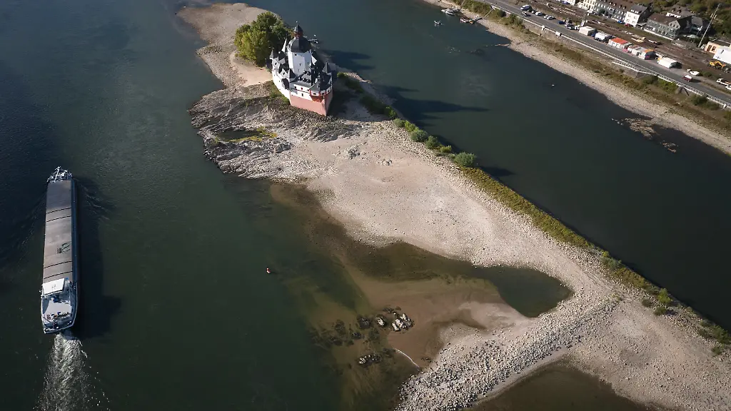 Rhein-Niedrigwasser gefährdet Lieferketten und Chemieproduktion