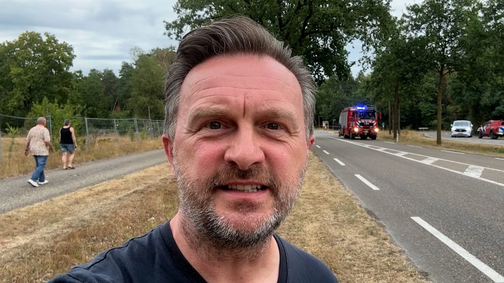 Waldbrand in den Niederlanden breitet sich aus