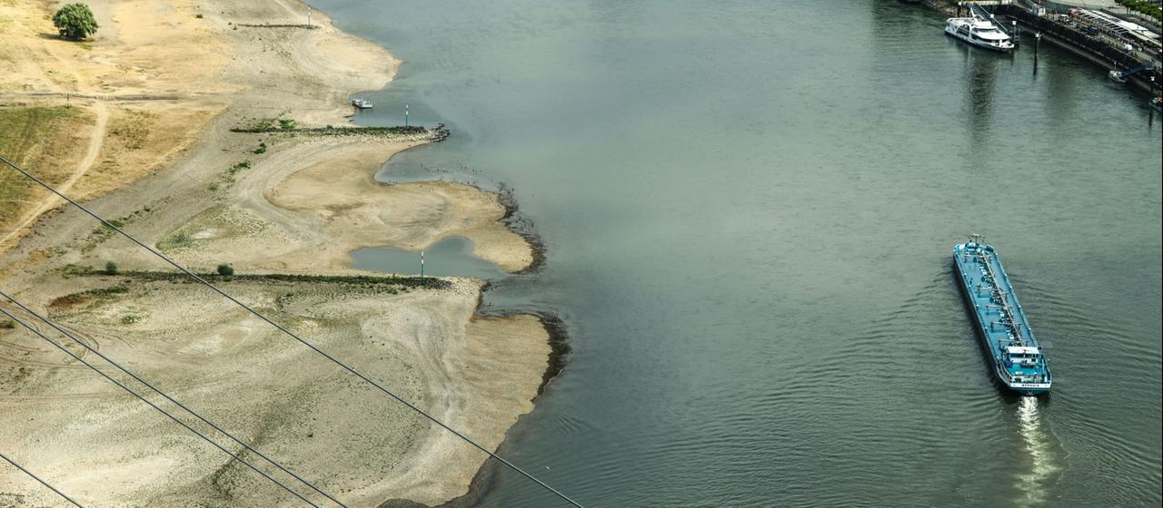 Krisentreffen zu Niedrigwasser in Deutschlands Flüssen