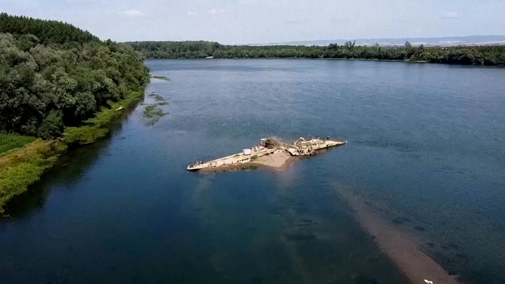 Schiffswrack der „Titanic der Save“ freigelegt