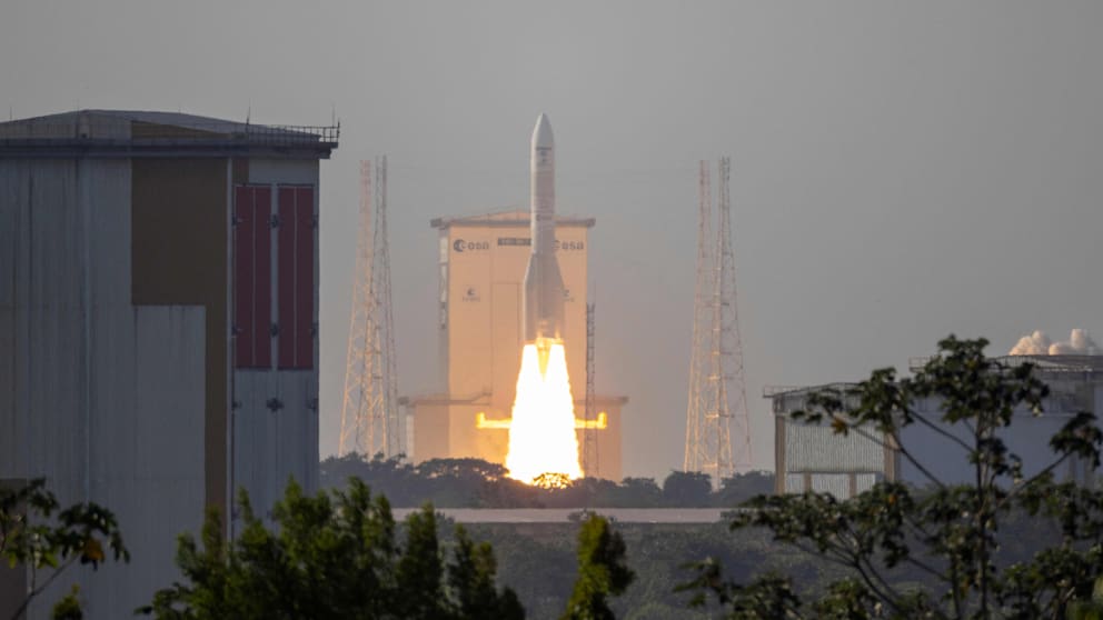 Erfolgreicher Start der Ariane 6 mit Wetter-Satelliten MTG-I2