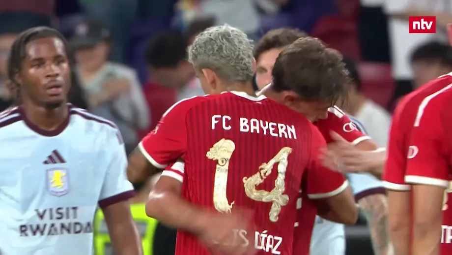 FC Bayern beendet Asien-Reise mit Sieg gegen Aston Villa