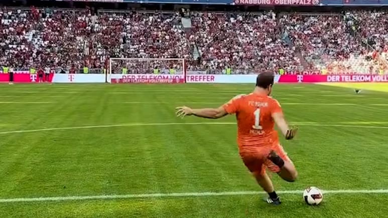 Unglück eines Bayern-Fans bei Tor-Challenge