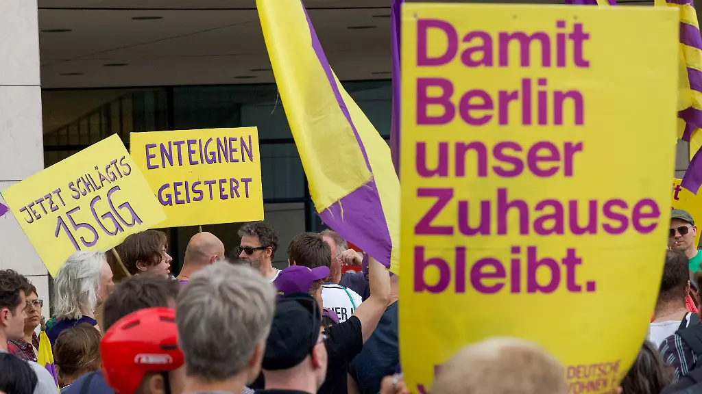 Linke setzt Enteignungspläne als Koalitionsbedingung in Berlin