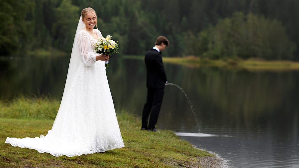 Ein Hochzeitsfoto sorgt für Aufsehen