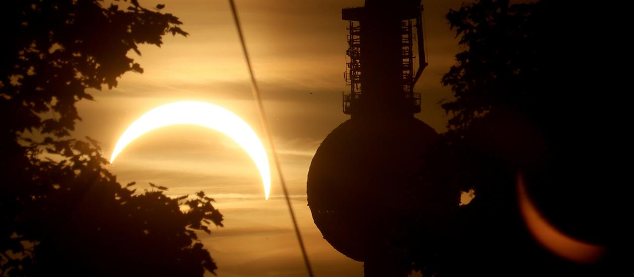 Sonnenfinsternis fasziniert Deutschland