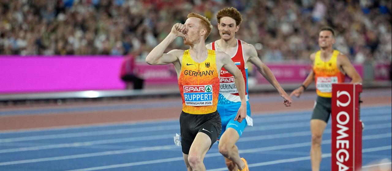 Ruppert gewinnt Gold bei der Leichtathletik-EM