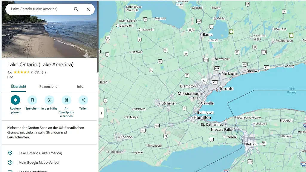 Umbenennung von Lake Ontario durch Trump sorgt für Kontroversen