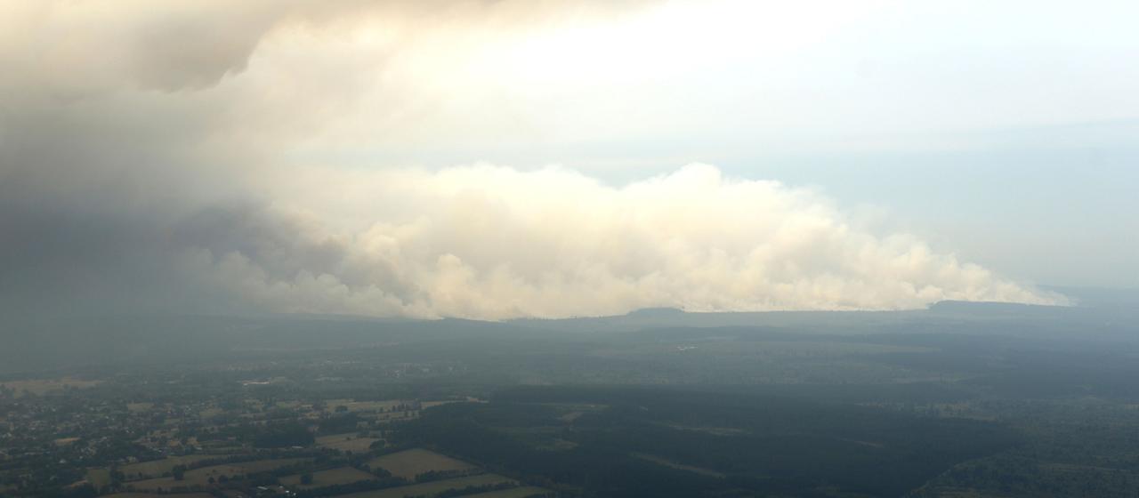 Fortschritte im Kampf gegen den Waldbrand in NRW