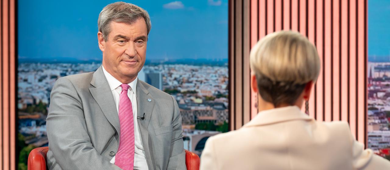 CSU-Chef Söder im ARD-Sommerinterview