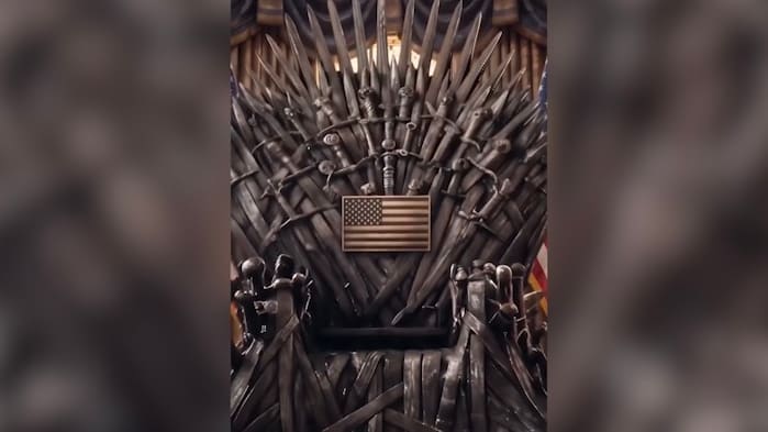 Trump verwandelte das Oval Office im Weißen Haus in einem „Game of Thrones“-Saal
