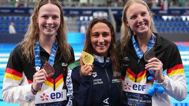 Erfolge bei der Schwimm-EM in Paris