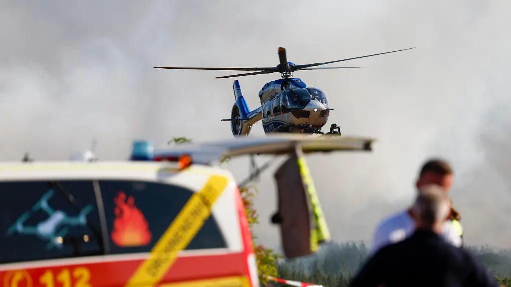 Feuerwehr fordert bessere Ausrüstung wegen wachsender Waldbrandgefahr