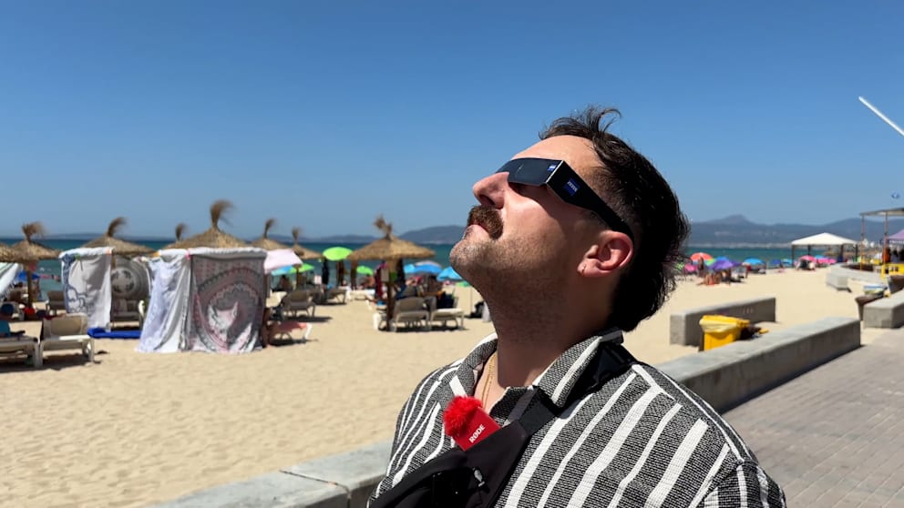 Seltene Sonnenfinsternis auf Mallorca begeistert Millionen