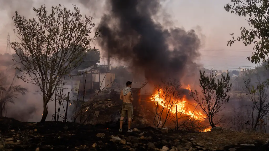 Festnahme von Unternehmern wegen Waldbrandes in Griechenland