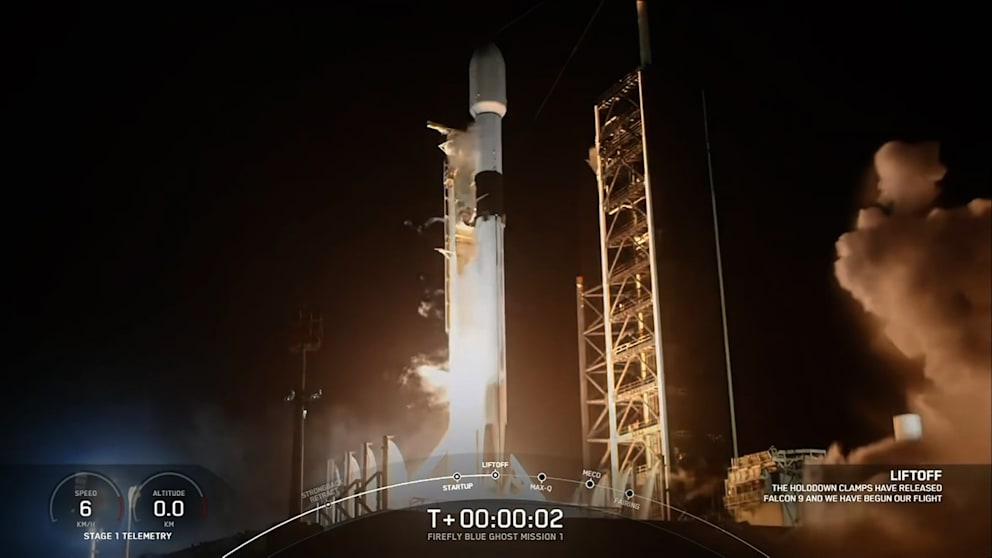 SpaceX-Rakete auf Kollisionskurs mit dem Mond