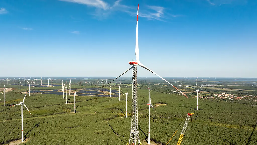 Das höchste Windrad der Welt in Brandenburg: Energie für 7500 Haushalte