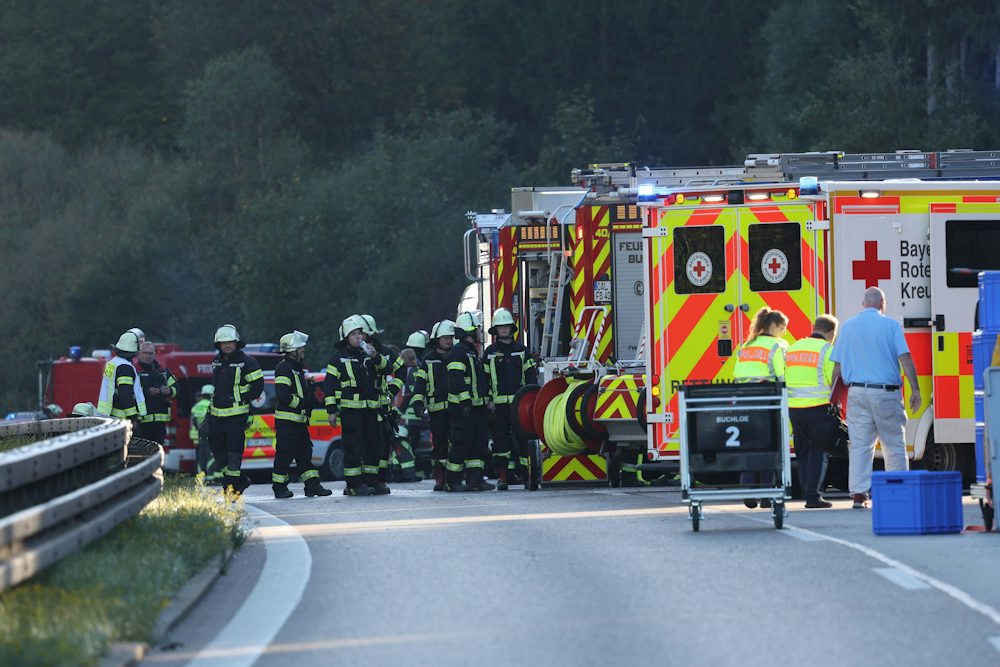 Schwerer Unfall auf Autobahn 96 bei Buchloe