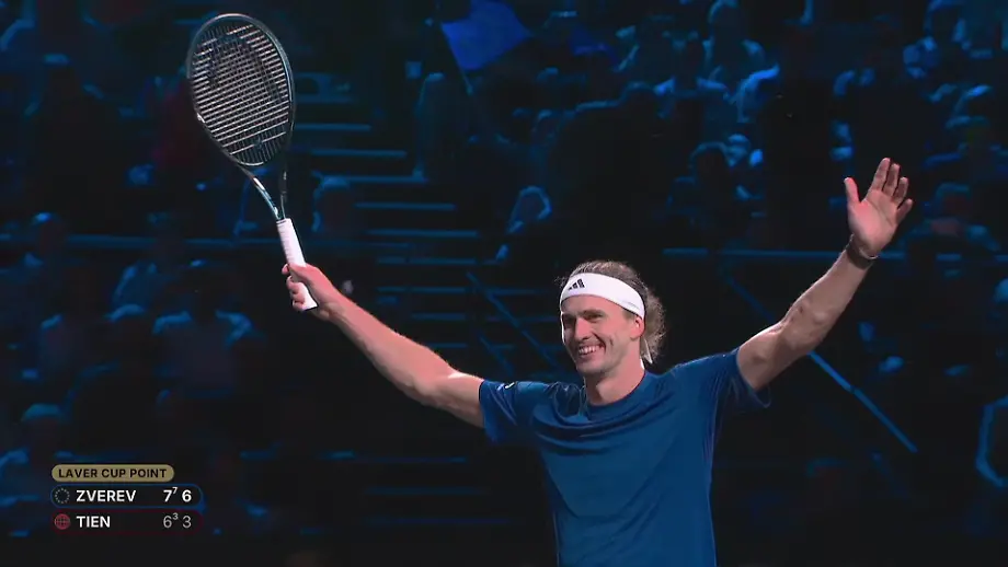 Andre Agassi verspottet Alexander Zverev humorvoll beim Laver Cup