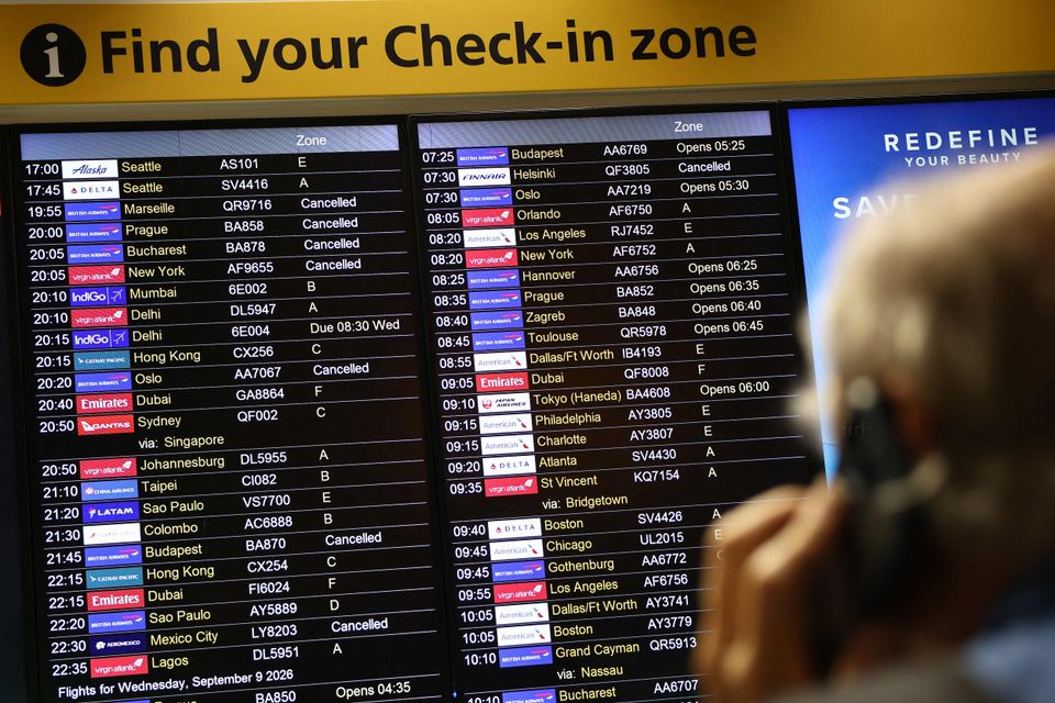 Technische Störung: Chaos an britischen Flughäfen hält an