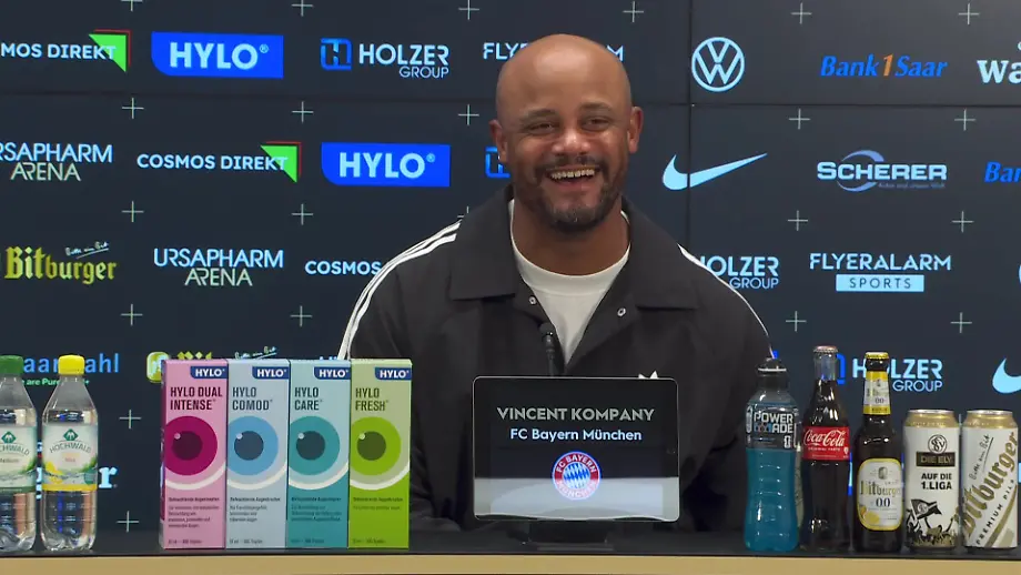 Bayern-Coach Kompany Erntet Applaus bei der Pressekonferenz