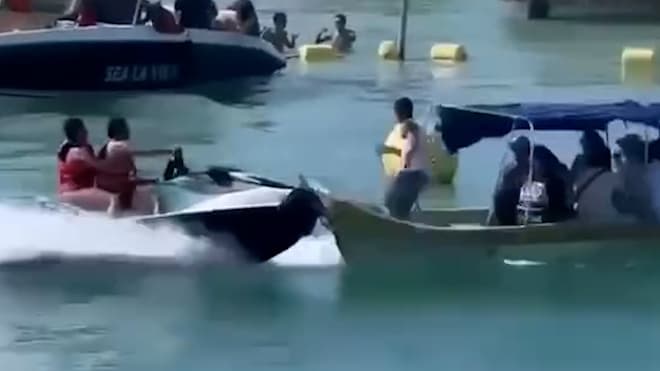 Jet-Ski Unfall in Kolumbien: Zusammenstoß mit Touristenboot