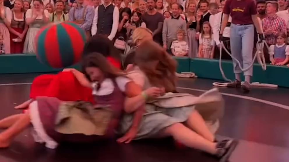 Ricarda Lang und das Teufelsrad beim Oktoberfest