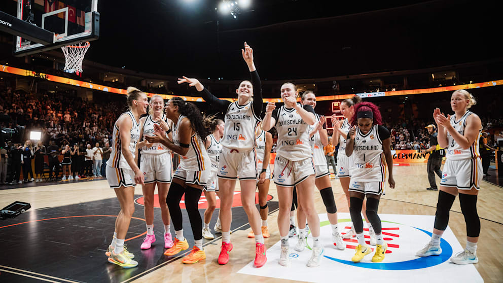Souveräner Sieg der deutschen Basketball-Frauen: Viertelfinale erreicht