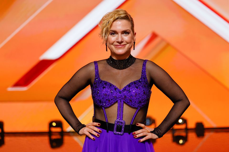 Jeanette Biedermann begrüßt ihren Sohn