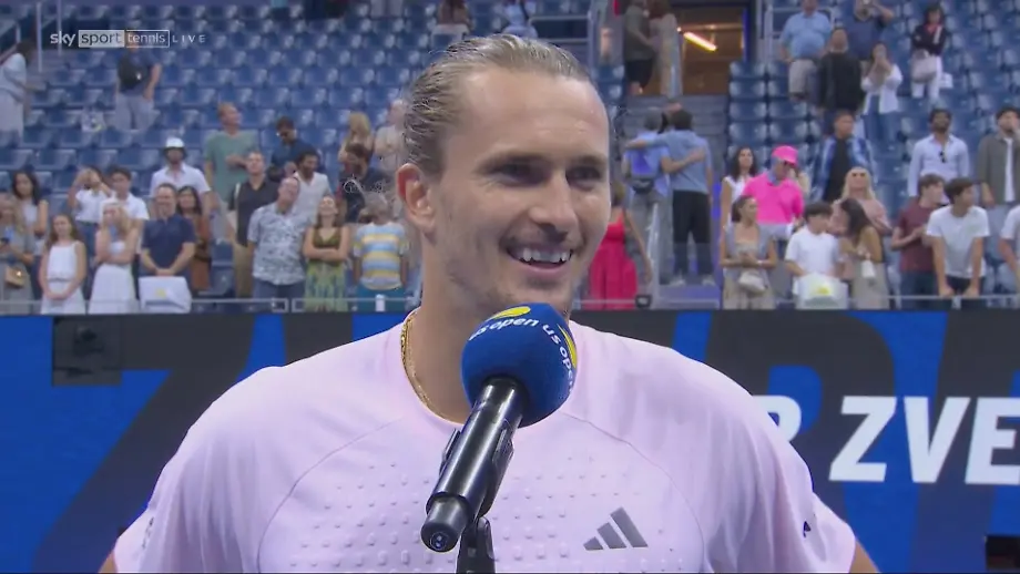 Zverev zeigt Humor nach souveränem Sieg bei den US Open