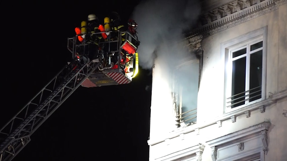 Hotelbrand in Hamburg: Sieben Verletzte im Stadtteil St. Georg