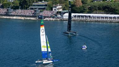 Herausforderungen von Team Germany beim SailGP auf dem Genfer See