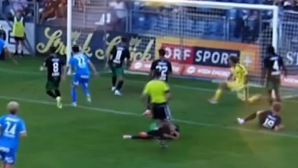 Slapstick-Angriff von Floridsdorfer AC gegen Wacker Innsbruck