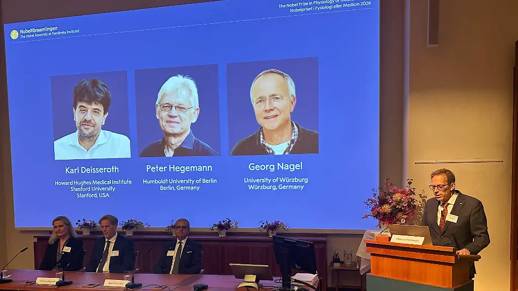 Medizin-Nobelpreis für Entdeckungen in der Optogenetik an zwei Deutsche und einen US-Amerikaner verliehen