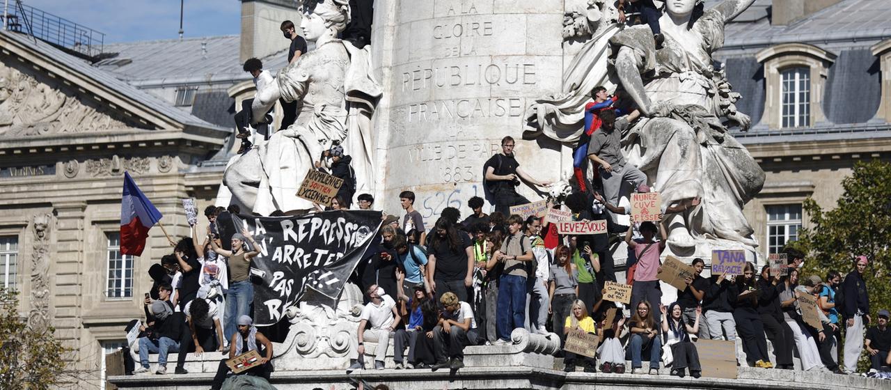 Ausgedehnte Proteste in Frankreich: Schüler fordern bessere Lernbedingungen
