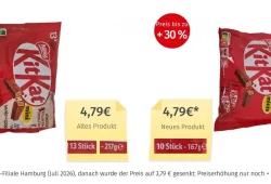 Nestlé: Shrinkflation bei beliebten Süßigkeiten