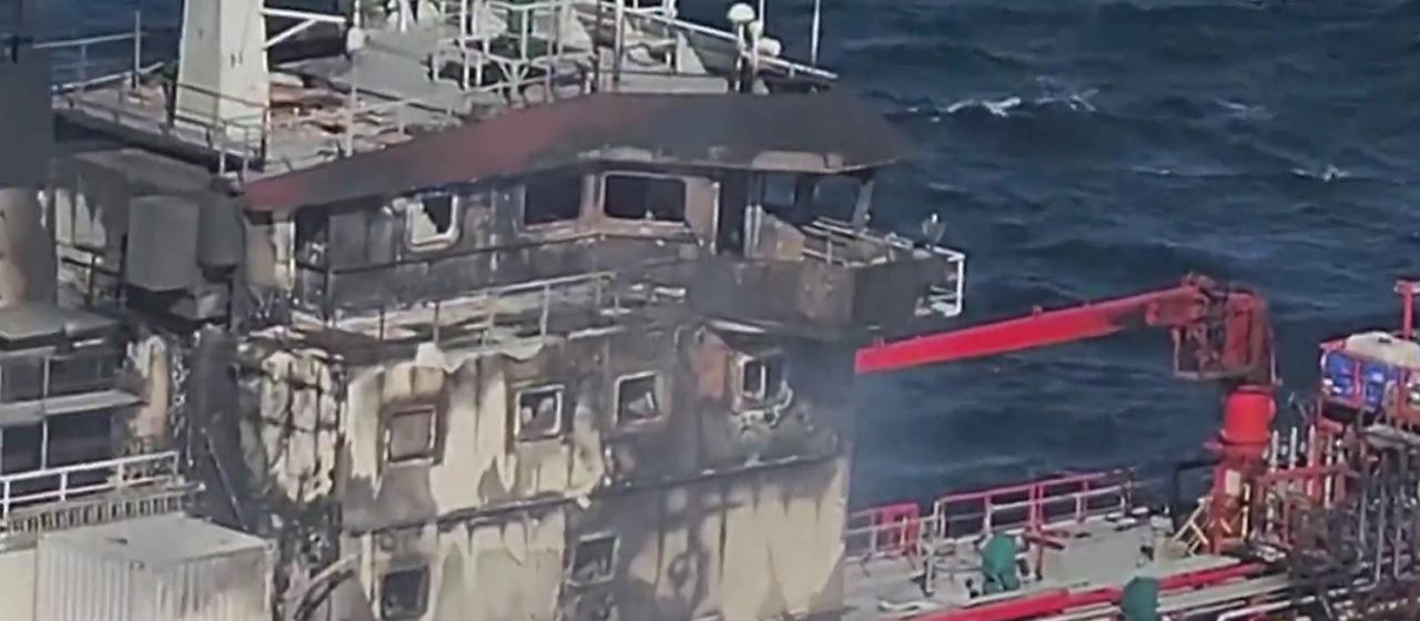 Feuer auf Handelsschiff im Schwarzen Meer: Möglicher Drohneneinsatz