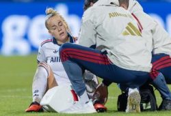 Knöchelverletzung: DFB-Kapitänin Gwinn im Pech