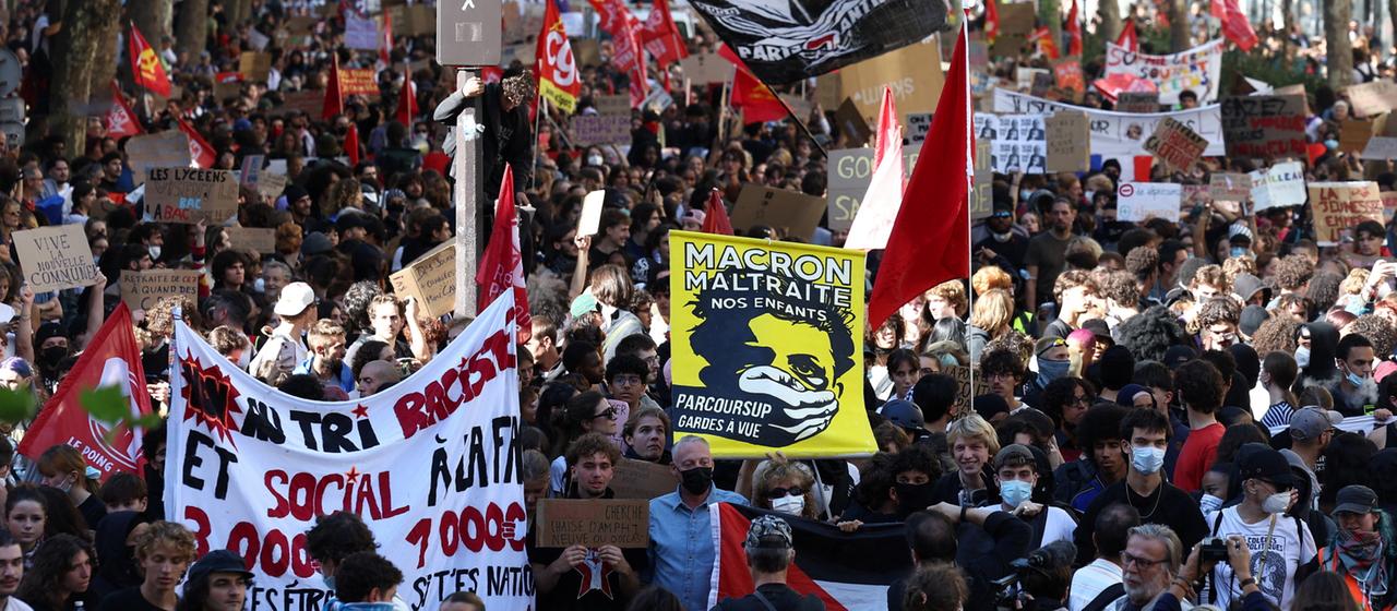 Die Proteste der französischen Jugend für bessere Bildungssysteme