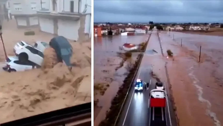 Heftige Überschwemmungen in Spanien nach Regenfällen