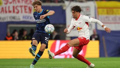Leipzig gewinnt gegen Eindhoven in der Champions League